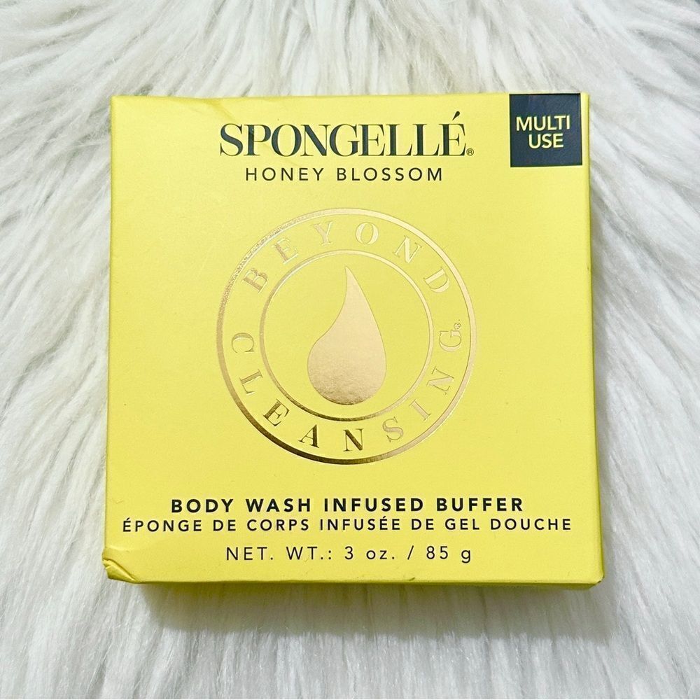 Spongelle‎ Honey Blossom Body Wash Infused Buffer, New in Box, Vegan